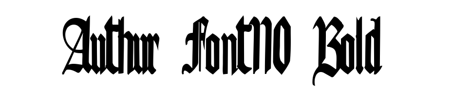 Authur Font110 Bold Yazı tipi ücretsiz indir